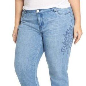 NWT Liverpool Cameron Cropped Boyfriend Pant - 18W